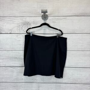 Girlfriend Collective Plus Size Black Active Mini Skort Size 4XL